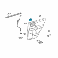 OEM 2013 Toyota 4Runner Window Switch Diagram - 84810-35080