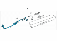 OEM Chevrolet Silverado 3500 HD Harness Diagram - 84859040