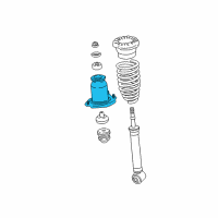 OEM 2005 Scion tC Spring Insulator Diagram - 48401-32010