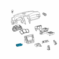 OEM 2007 Lexus GS450h Switch Assembly, Luggage Diagram - 84840-30231-C0