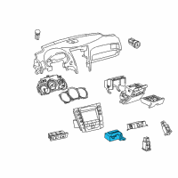 OEM Lexus GS430 Receiver Assy, Tire Pressure Monitor Diagram - 89760-30010