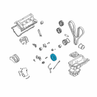 OEM Hyundai Pulley-Damper Diagram - 23124-39004