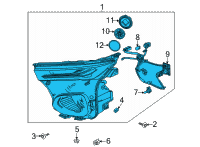 OEM Chevrolet Trailblazer Composite Assembly Diagram - 42770409