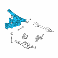 OEM 2017 Dodge Viper Differential-Rear Axle Diagram - 53010704AI