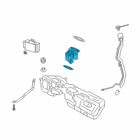 OEM 2016 BMW 328i xDrive Fuel Pump Fuel Tank Mounted Diagram - 16-11-7-243-975