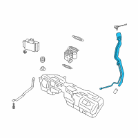 OEM BMW 228i xDrive Plastic Filler Pipe Diagram - 16-11-7-270-986