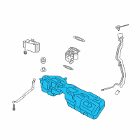 OEM 2015 BMW 228i xDrive Plastic Fuel Tank Diagram - 16-11-7-416-441