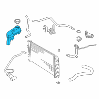 OEM Pontiac Recovery Tank Diagram - 22605500