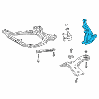 OEM 2020 Toyota RAV4 Knuckle Diagram - 43202-0R010