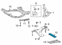 OEM Toyota RAV4 Prime Support Bracket Diagram - 51401-42030