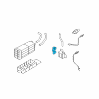 OEM 2007 Kia Sorento Canister Close Valve Diagram - 314302F700