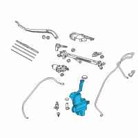 OEM 2017 Acura MDX Tank Complete (3.8L) Diagram - 76841-TZ5-A13