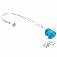 OEM 2006 Lincoln Town Car Cruise Servo Diagram - 4W1Z-9C735-AA