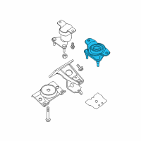 OEM 2015 Nissan Armada Engine Mounting Insulator, Rear Diagram - 11320-ZZ50A