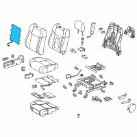 OEM 2014 Toyota Tundra Seat Back Heater Diagram - 87530-0C041