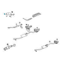 OEM Saturn Outlook Converter & Pipe Seal Diagram - 10360721