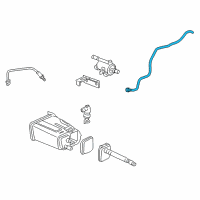 OEM Saturn Vent Hose Diagram - 25778980