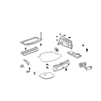 OEM 2010 Toyota Avalon Grille Bolt Diagram - 90080-10080