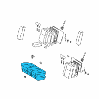 OEM 1999 Toyota Camry Seat Cushion Diagram - 71460-33170-B0