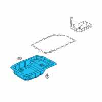 OEM Cadillac Transmission Pan Diagram - 24239532