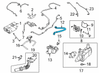 OEM Lincoln Corsair TUBE ASY Diagram - LX6Z-6758-A