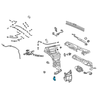 OEM Lexus Motor & Pump Assembly, F Diagram - 85330-11040