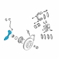 OEM 2007 Chevrolet Aveo5 Splash Shield Diagram - 94565915