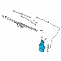 OEM 2019 Buick Cascada Washer Reservoir Diagram - 13260579