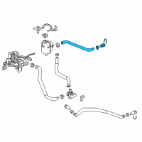 OEM 2020 Chevrolet Bolt EV Inlet Hose Diagram - 42696979