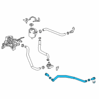 OEM 2020 Chevrolet Bolt EV Outlet Hose Diagram - 42420850