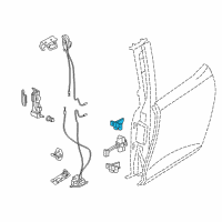 OEM 2018 BMW i3s Hinge, Rear Door, Upper, Left Diagram - 51-81-7-266-715