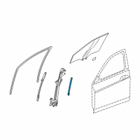 OEM 2012 Honda Accord Sash, R. FR. Door Center (Lower) Diagram - 72231-TA0-A01