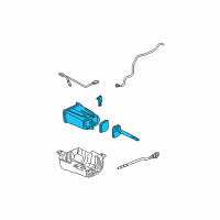 OEM Saturn Vue Vapor Canister Diagram - 19177698