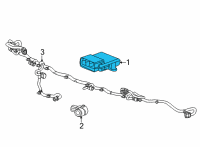 OEM Cadillac CT4 Module Diagram - 84761797