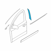 OEM 2011 Hyundai Veracruz Garnish Assembly-Door Frame LH Diagram - 82250-3J000