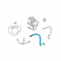 OEM Chevrolet Cavalier Hose Asm-P/S Gear Inlet Diagram - 26071437