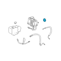 OEM Oldsmobile Seal Kit, Hydraulic Steering Pump Diagram - 26038091