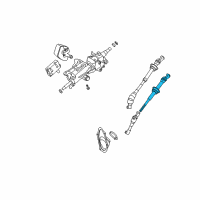 OEM Lexus GS300 Shaft Assy, Steering Intermediate, NO.2 Diagram - 45260-30160