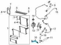 OEM 2021 Jeep Gladiator Hose-Radiator Outlet Diagram - 68283410AB