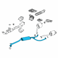 OEM 2019 Acura MDX Pipe B, Exhaust Diagram - 18220-TYT-A01