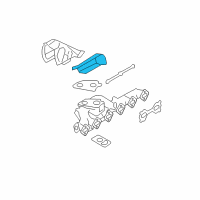 OEM 2011 BMW X5 Heat Protection Shield Diagram - 11-62-7-796-267