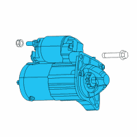 OEM 2014 Dodge Dart Starter Motor Diagram - 56029698AA