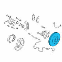 OEM 2014 Nissan Sentra Rotor Brake Diagram - 43206-3SC0B
