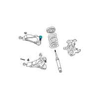 OEM 2003 Dodge Dakota B/JNT Pkg-Upper Control Arm Diagram - 5104816AD