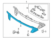 OEM 2022 Hyundai Tucson LENS & HSG REAR COMBINATION, CT Diagram - 92430-N9150