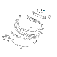 OEM 2008 Saturn Aura AC Temperature Sensor Diagram - 15880715