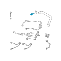 OEM 2005 Toyota Corolla PCV Valve Diagram - 12204-88600