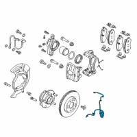 OEM 2018 Hyundai Ioniq Sensor Assembly-Front ABS.LH Diagram - 59810-G2000