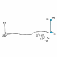 OEM Ram 1500 Classic Link-STABILIZER Bar Diagram - 68041718AC