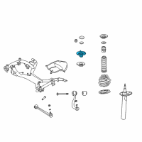 OEM 2000 BMW M5 Guide Support Diagram - 31-33-1-091-708